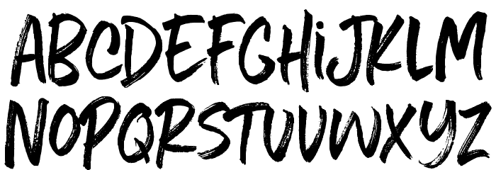 Five Boroughs Handwriting Font LOWERCASE