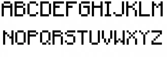 Five Fonts at Freddy's Regular Polices MAJUSCULES