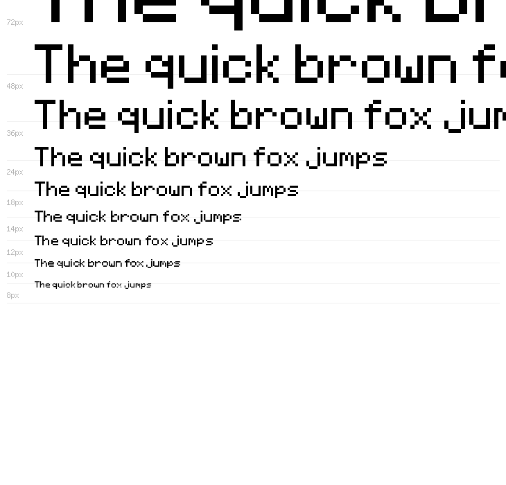 Five Fonts at Freddy's Regular Waterfall