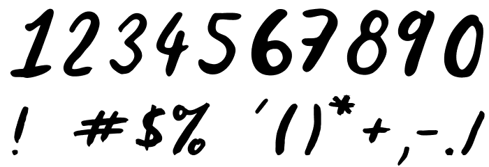 Five Foxes Font OTHER CHARS