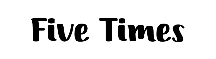 Five Times  Descarca Fonturi Gratis