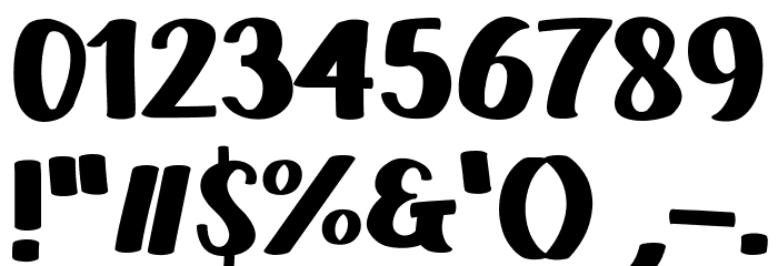 Five Times Font OTHER CHARS