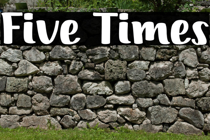 Five Times Example 3