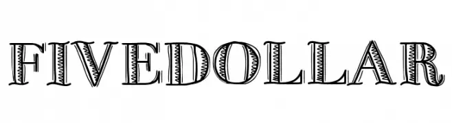 FiveDollar  تنزيل الخطوط