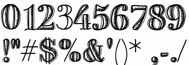 FiveDollar Font OTHER CHARS