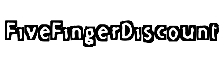 FiveFingerDiscount  Free Fonts Download