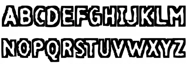 FiveFingerDiscount Schriftart Groß