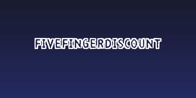 FiveFingerDiscount Social Header
