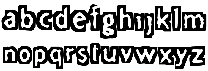 FiveFingerDiscount Font LOWERCASE