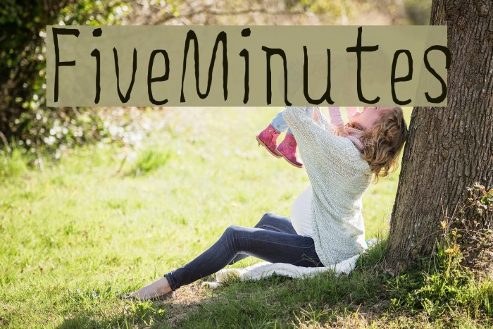 FiveMinutes Font examples