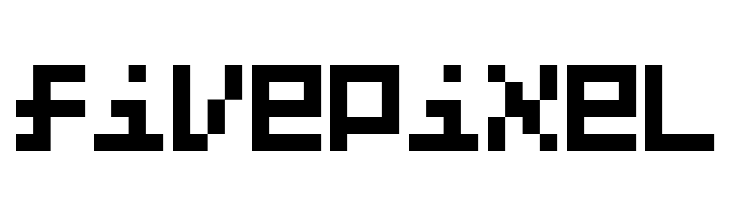 FivePixel  les polices de caractères gratuit tlcharger