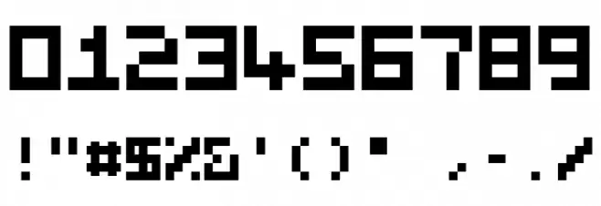 FivePixel Font OTHER CHARS