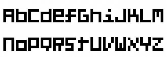 FivePixel Caratteri MINUSCOLO