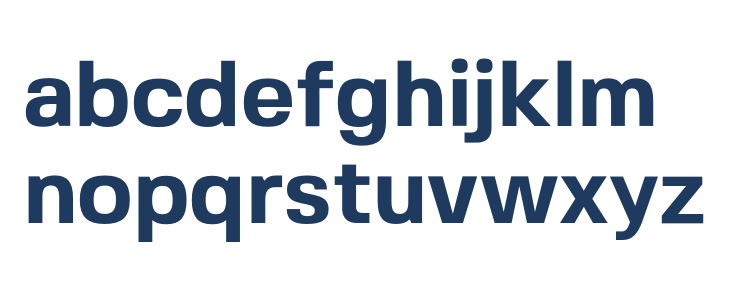 FivoSans-Bold Lowercase