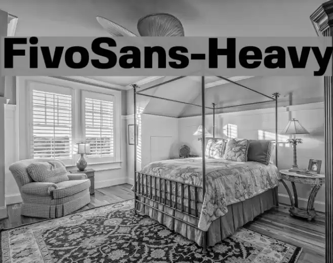 FivoSans-Heavy Font examples