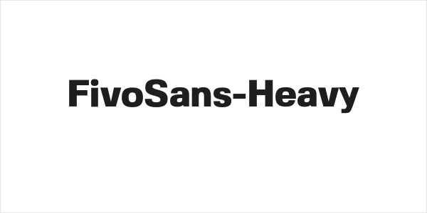 FivoSans-Heavy Logo
