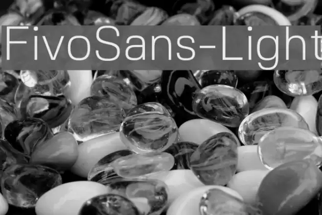 FivoSans-Light Font examples