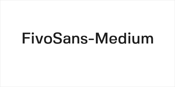 FivoSans-Medium Logo