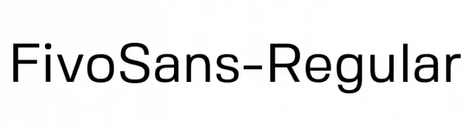 FivoSans-Regular  Fuentes Gratis Descargar