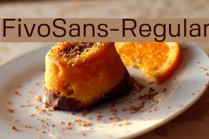 FivoSans-Regular Font examples