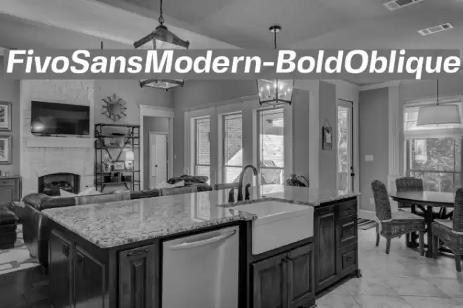 FivoSansModern-BoldOblique Font examples