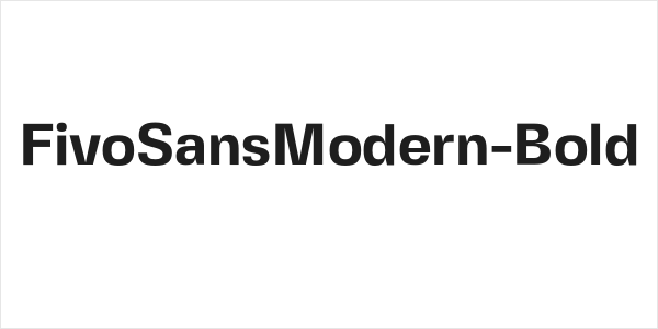 FivoSansModern-Bold Logo