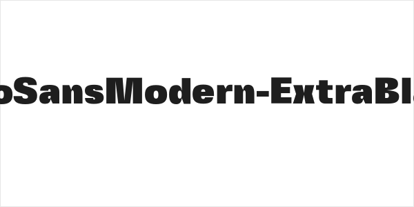 FivoSansModern-ExtraBlack Logo