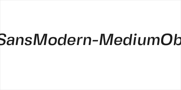 FivoSansModern-MediumOblique Logo