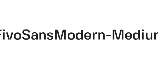 FivoSansModern-Medium Logo