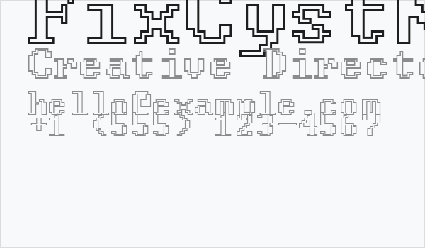 FixCystNeon Business Card