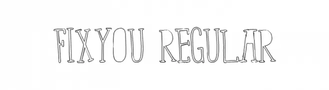 FixYou-Regular  Fuentes Gratis Descargar