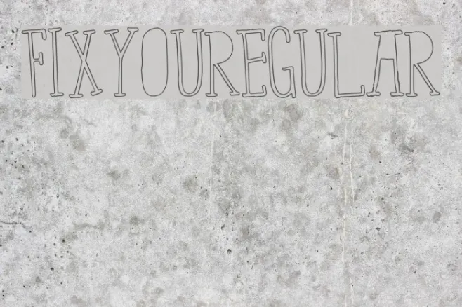 FixYou-Regular Example 2
