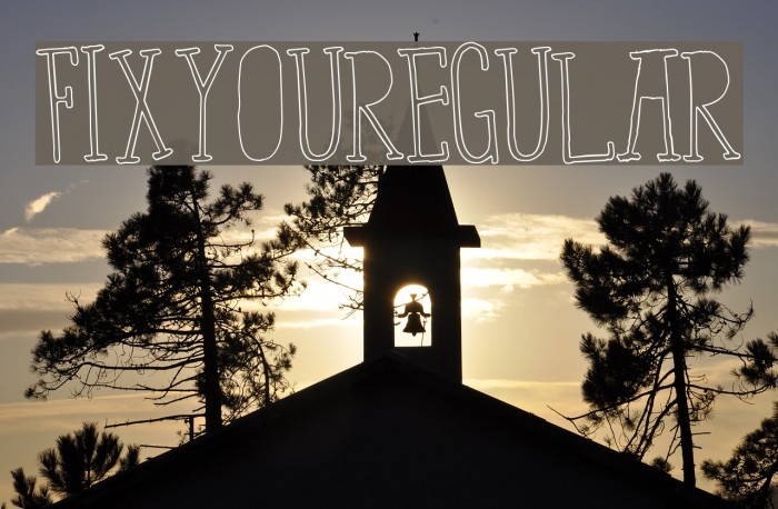 FixYou-Regular Font examples