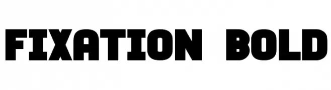 Fixation Bold  नि: शुल्क फ़ॉन्ट्स डाउनलोड