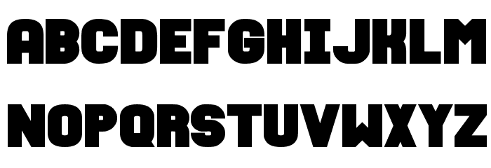 Fixation Bold Font LOWERCASE