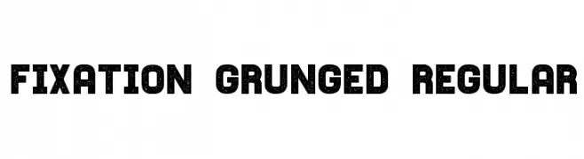 Fixation Grunged Regular  لخطوط تنزيل