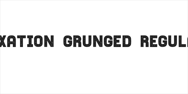 Fixation Grunged Regular Logo
