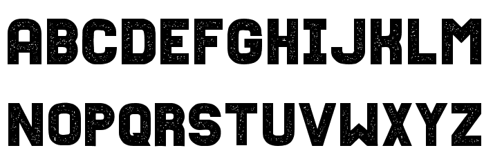 Fixation Grunged Regular Font LOWERCASE