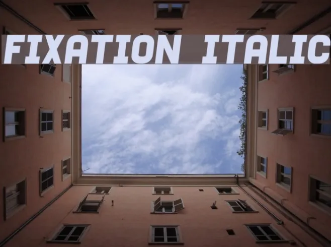 Fixation Italic Example 1