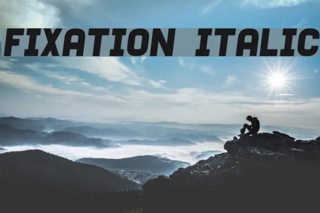 Fixation Italic Example 3