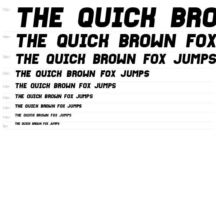 Fixation Italic Waterfall