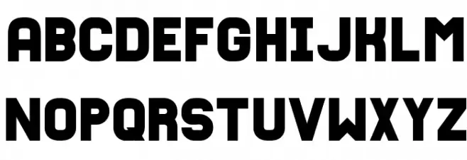 Fixation Regular Polices MAJUSCULES