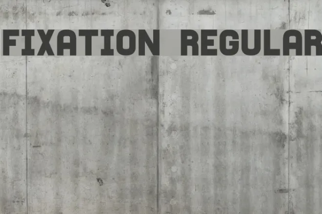 Fixation Regular Example 1