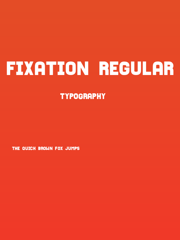 Fixation Regular Poster
