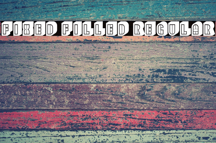 Fixed Filled Regular Example 2