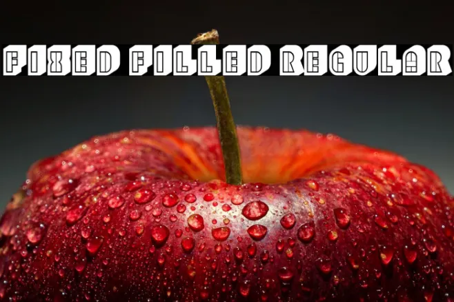 Fixed Filled Regular Example 3