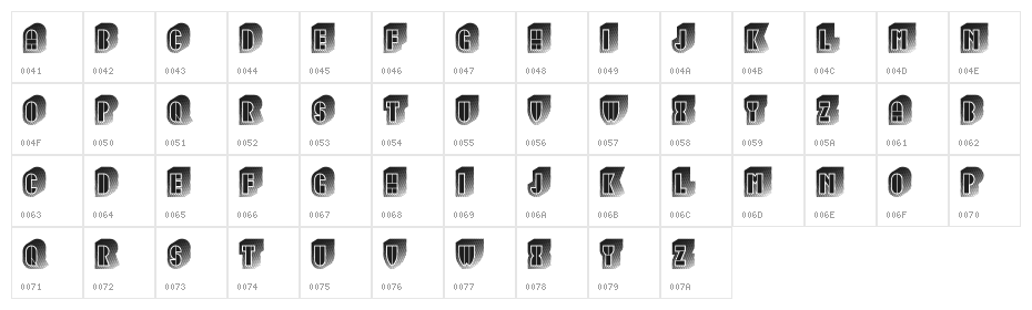 Fixed Regular Character Map