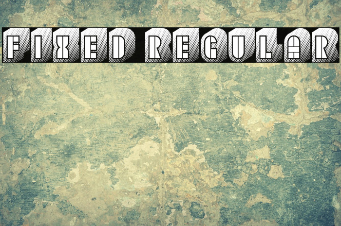 Fixed Regular Example 2