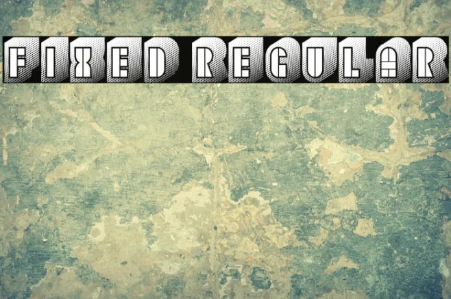 Fixed Regular Example 2