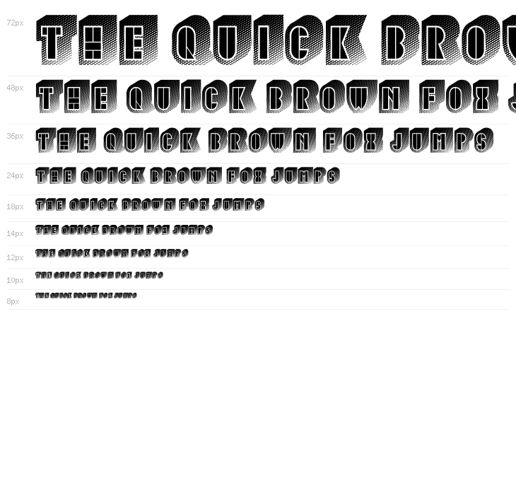 Fixed Regular Waterfall